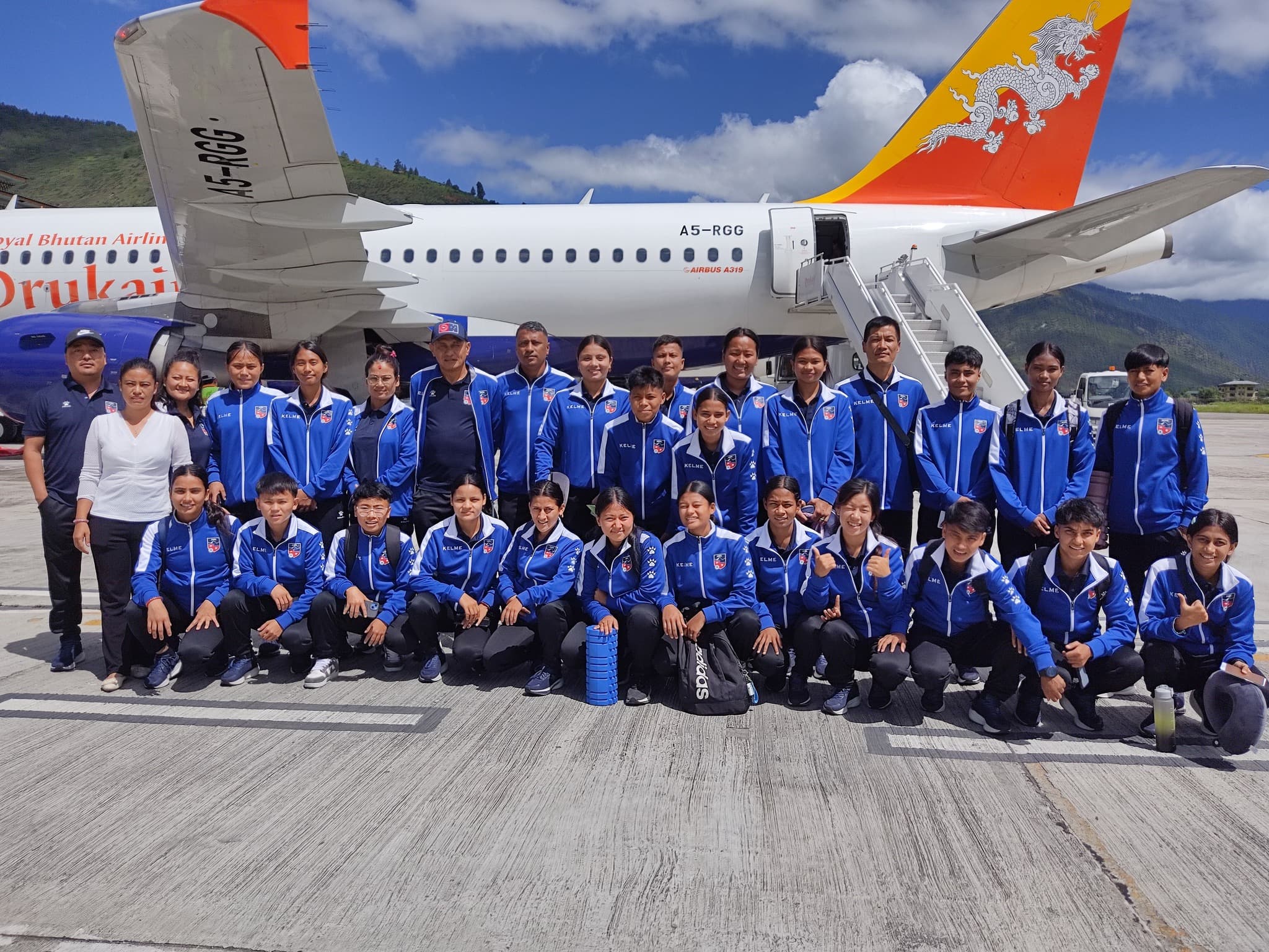 एसियन कपमा छनोट हुने लक्ष्यसहित भुटान उड्यो नेपाली टोली