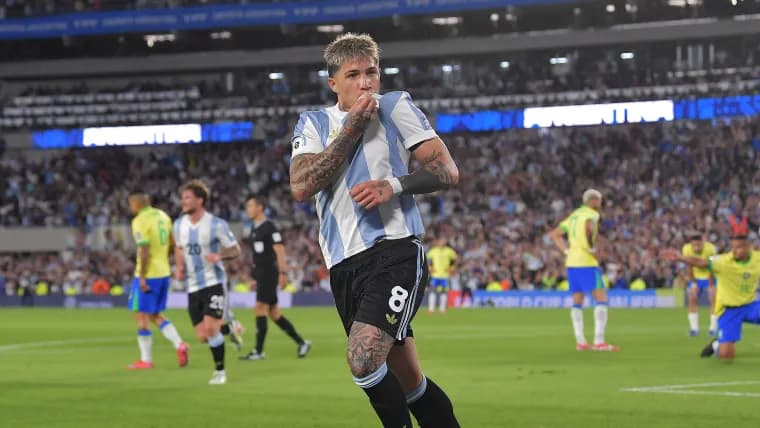 ब्राजिलमाथि अर्जेन्टिनाले गर्‍यो गोलको बर्षा