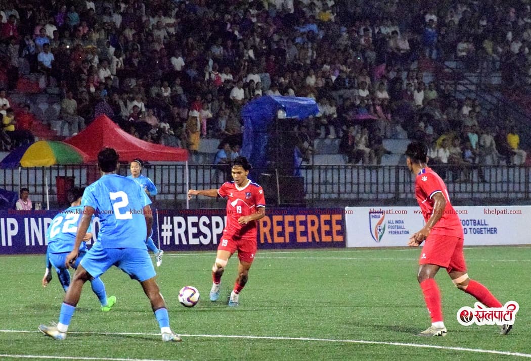 नेपालले खायो तेस्रो गोल