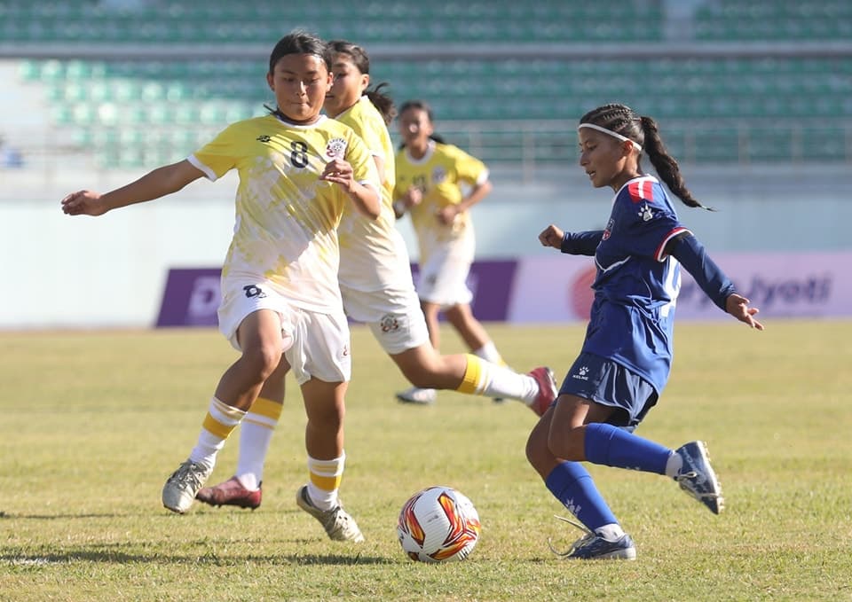 नेपाललाई ५–१ ले हराएको त्यो भुटान