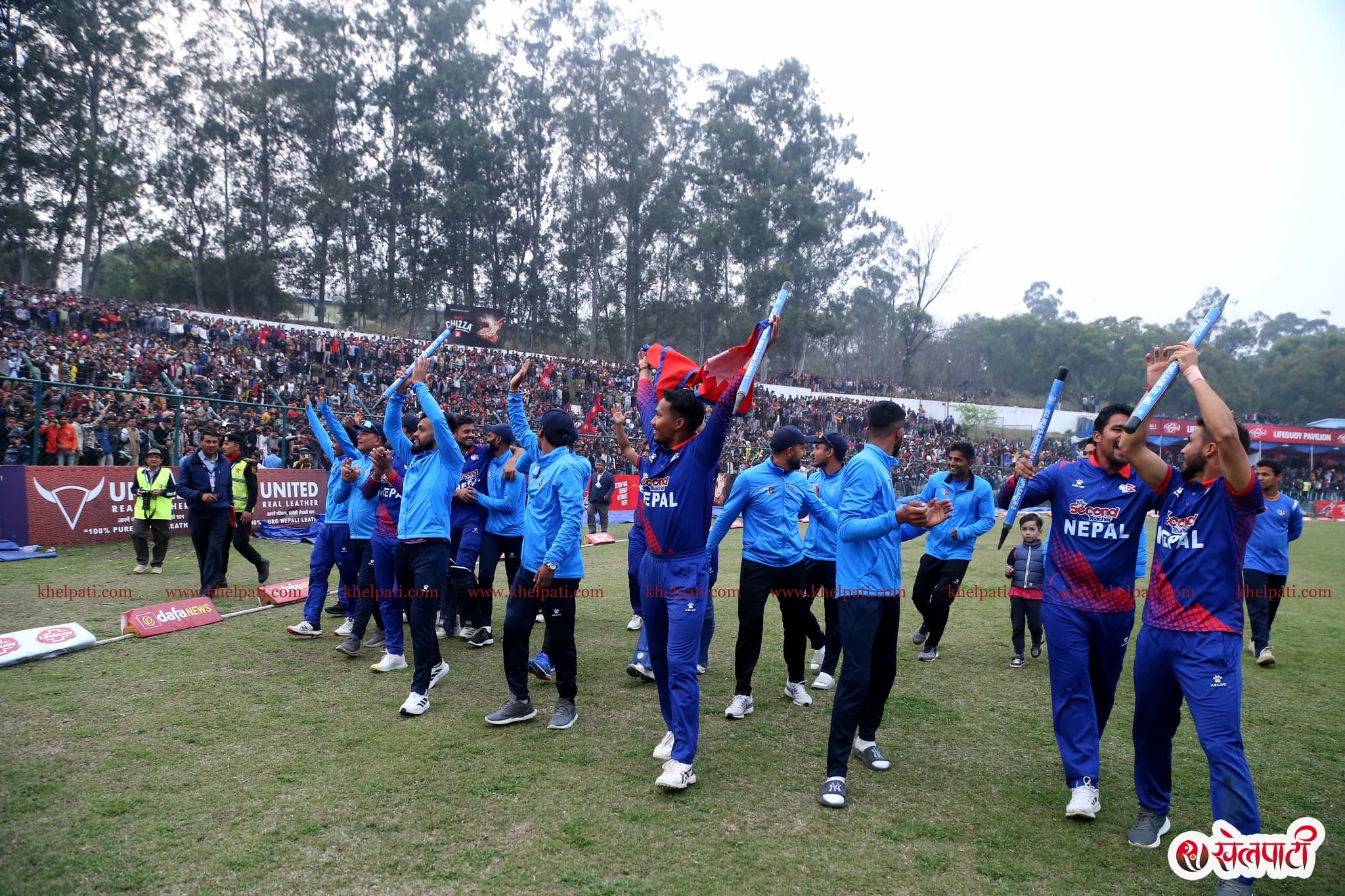 नेपाल ५० औं ओडिआई खेल खेल्दै