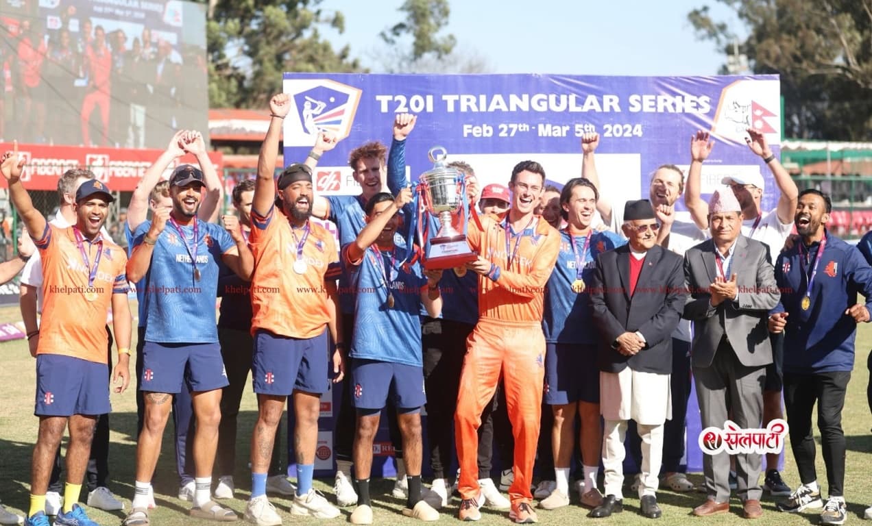 नेपाललाई हराउँदै नेदरल्याण्ड्स च्याम्पियन