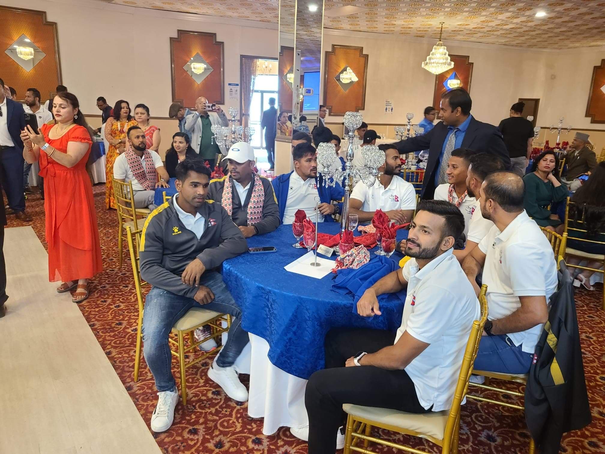 क्यानडामा क्रिकेट टोलीसँग 'मिट एण्ड ग्रीट' कार्यक्रम