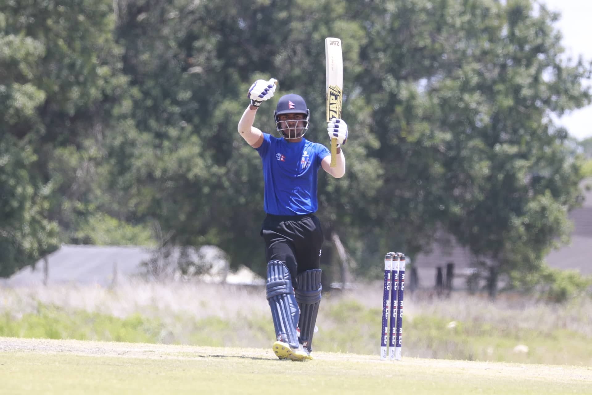 रोहित र दीपेन्द्रको अर्धशतकमा नेपालको विशाल लक्ष्य