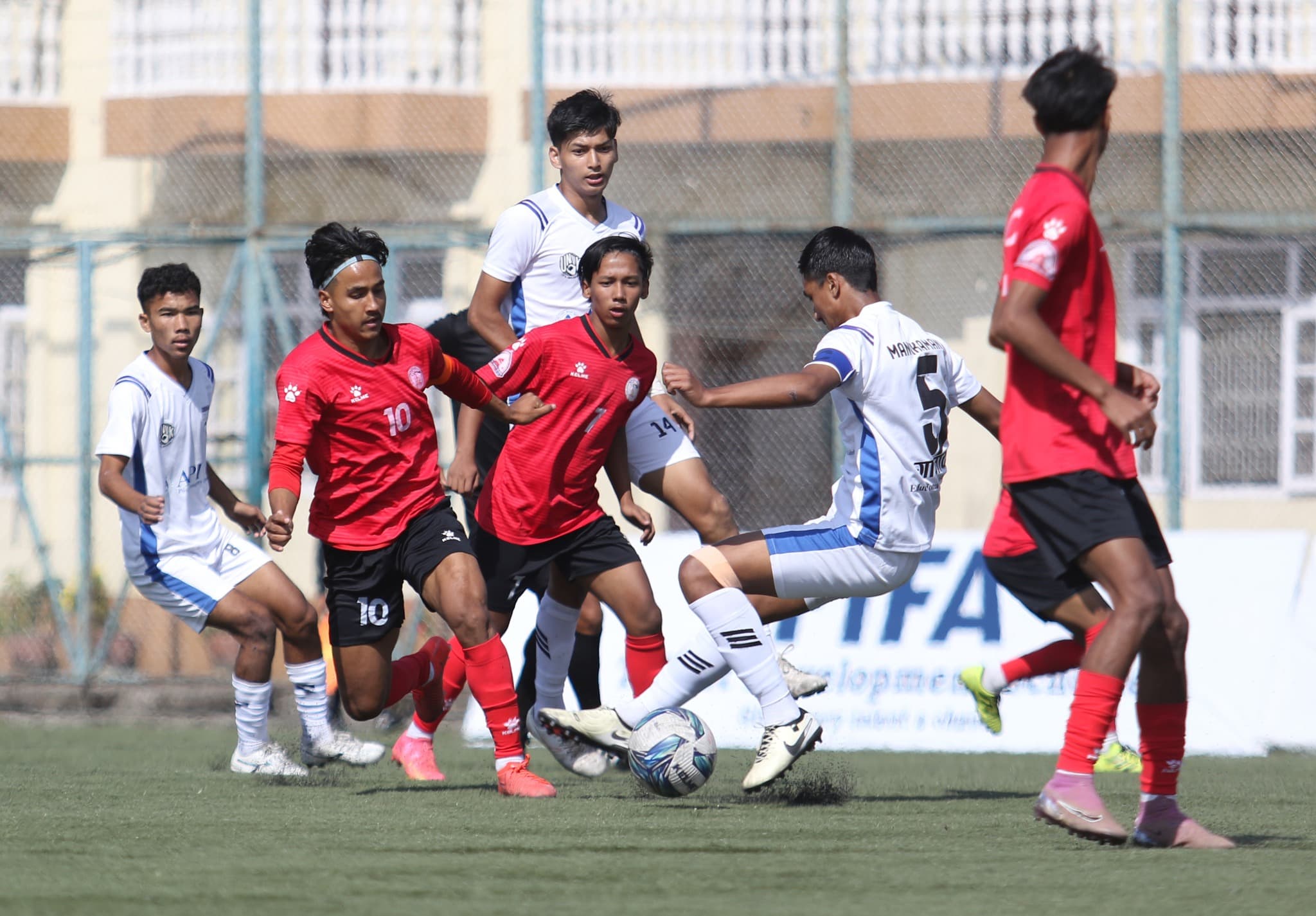 पुलिसले जित्यो एन्फा यु-१८ लिग