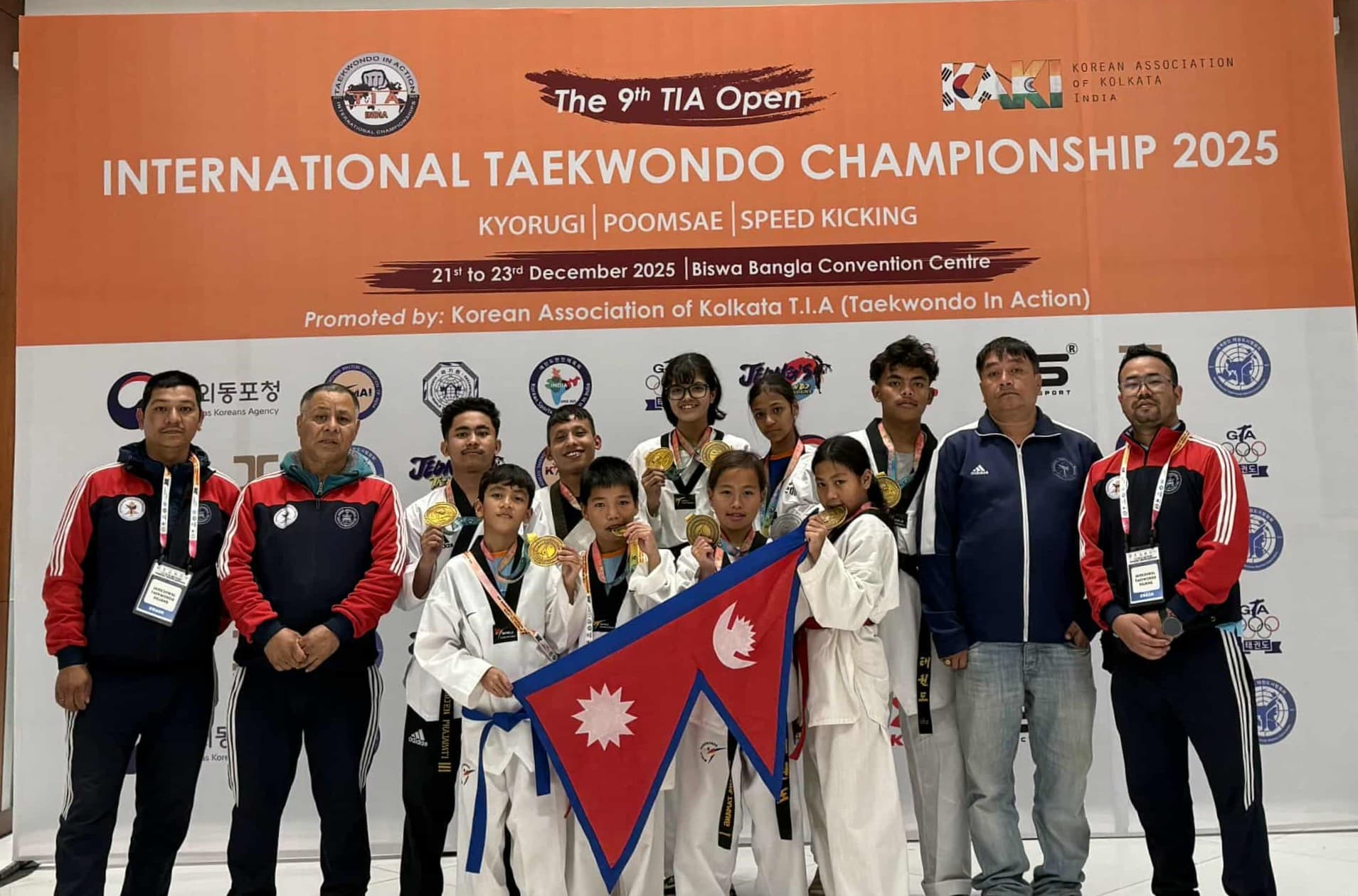 जैसीदेवललाई ९ स्वर्णसहित ११ पदक