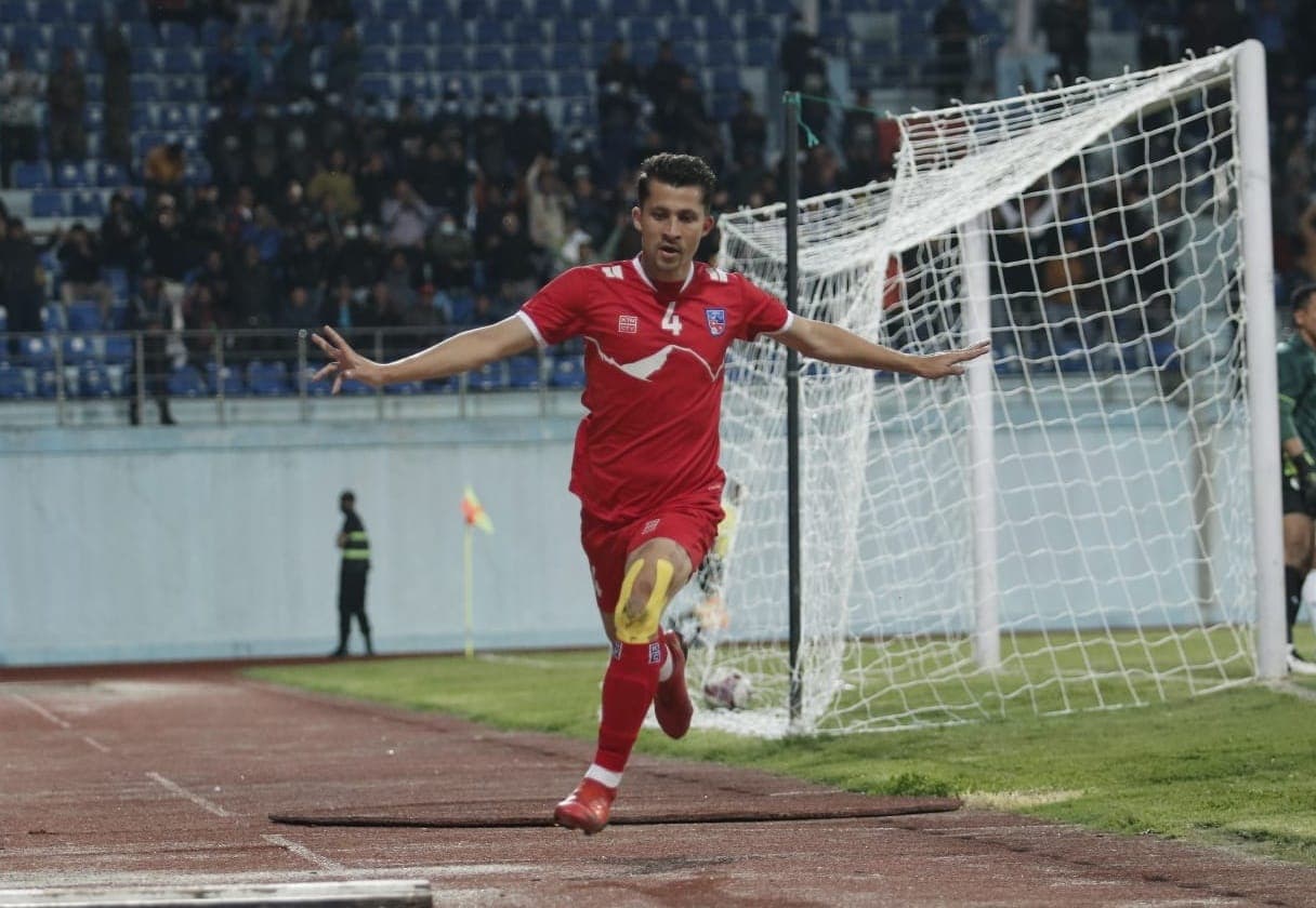 अनन्तको गोलसँगै हारबाट जोगियो नेपाल