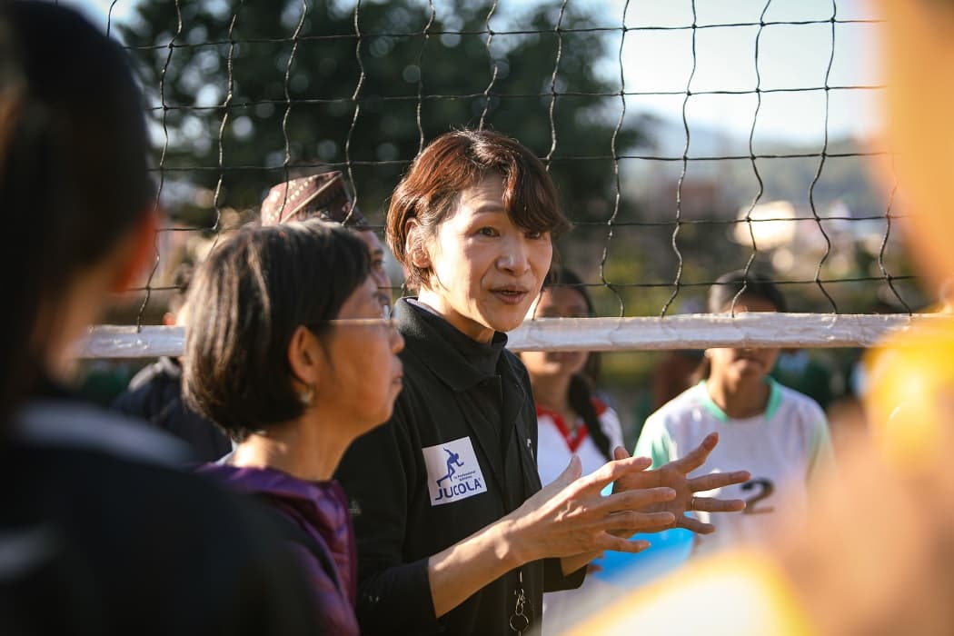 जापानीज पूर्वखेलाडी नाकामुराद्वारा भलिबल क्लिनिक सुरु