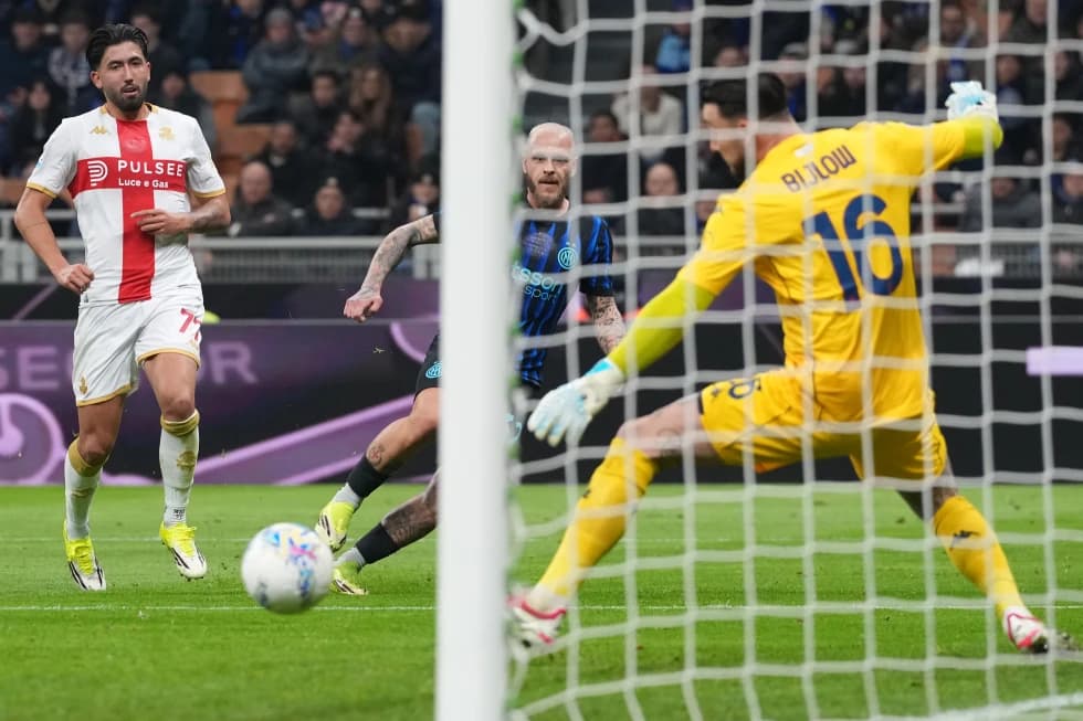 इन्टरलाई शीर्षस्थानमा १३ अंकको अग्रता 