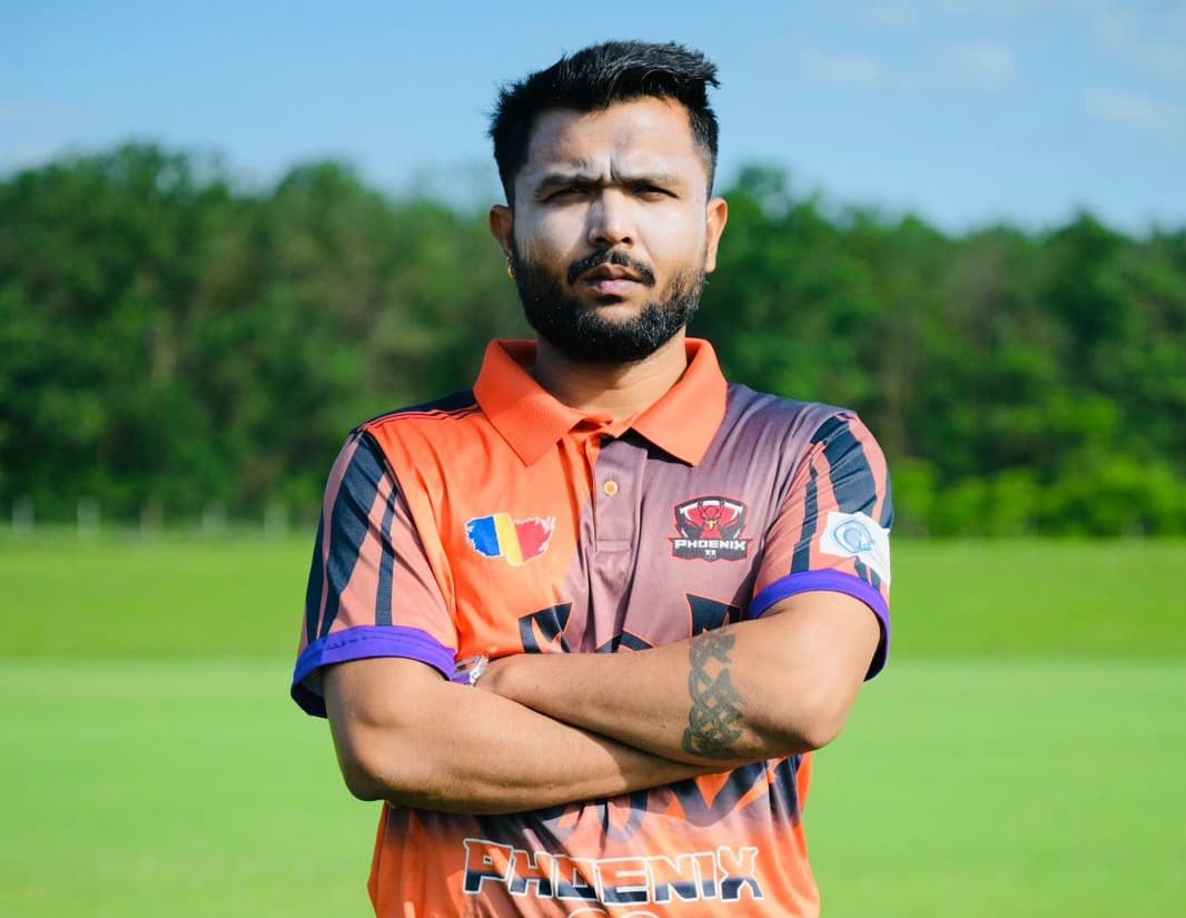 रोमानियाको क्रिकेट टिमका नेपाली बलर 