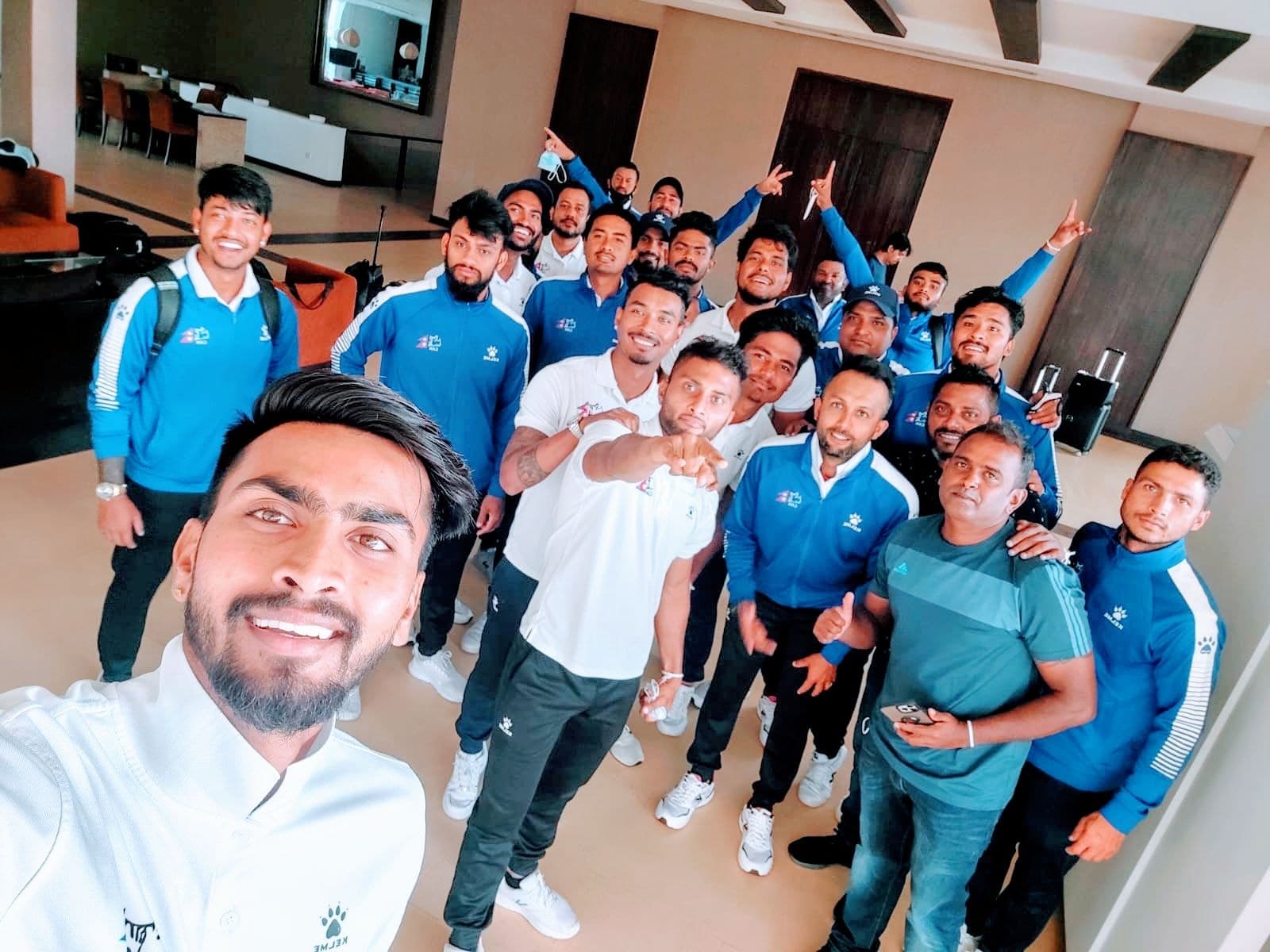 सिरिज खेल्न नेपाली टोली यूएई प्रस्थान