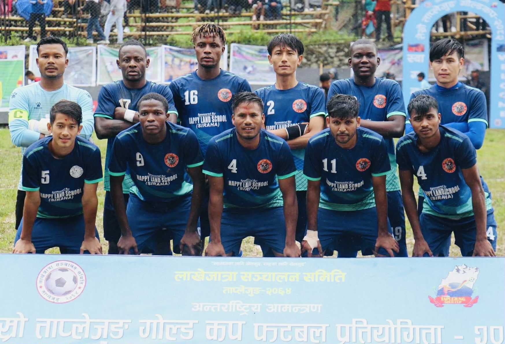 सलहेशलाई ताप्लेजुङ गोल्डकपको उपाधि