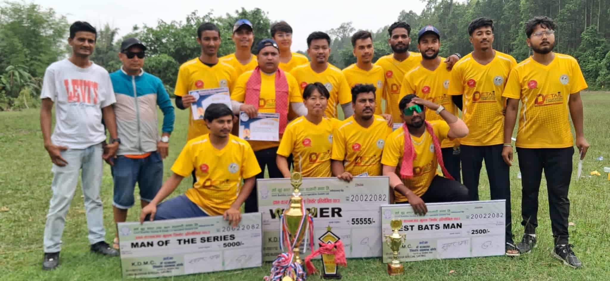 कञ्चनजंघा क्रिकेट प्रतियोगिताको उपाधि आयोजक टिमलाई