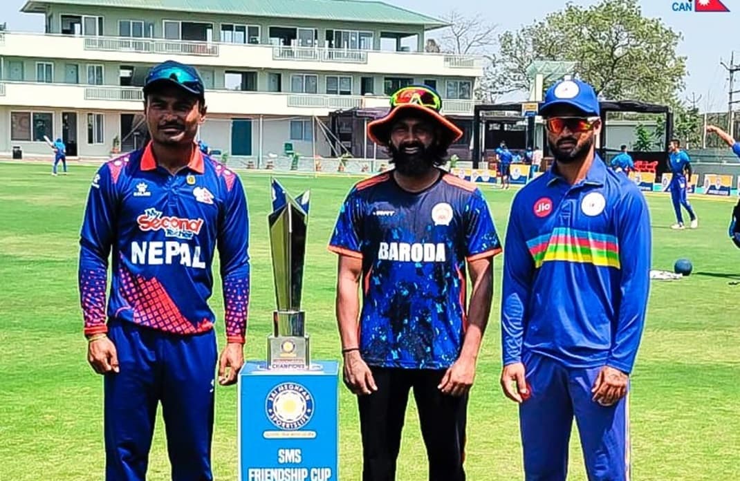नेपाललाई गुजरातले दियो ९९ रनको लक्ष्य