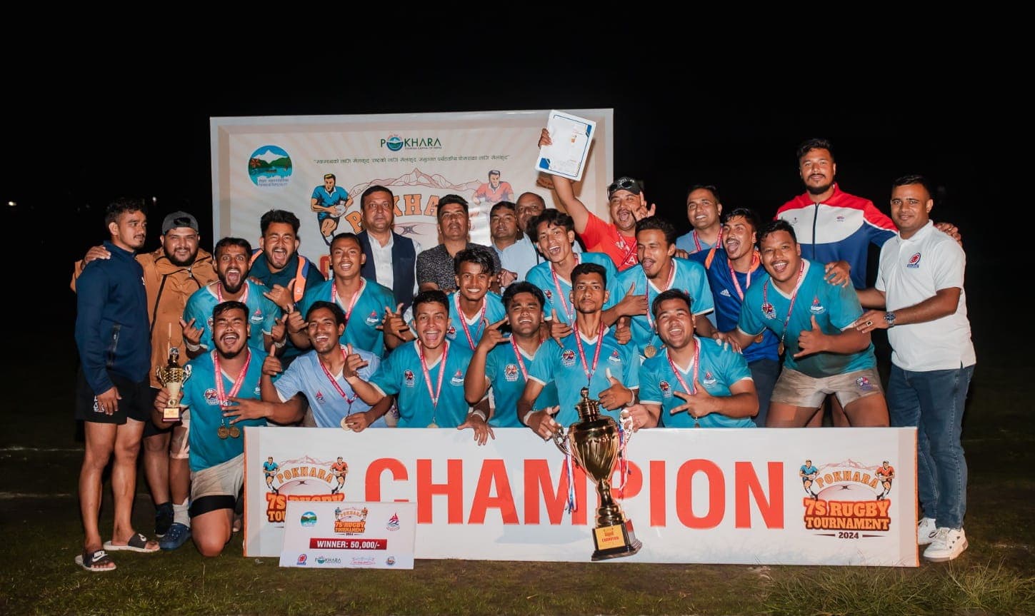 कर्णालीलाई पोखरा सेभेन्स रग्बीको उपाधि