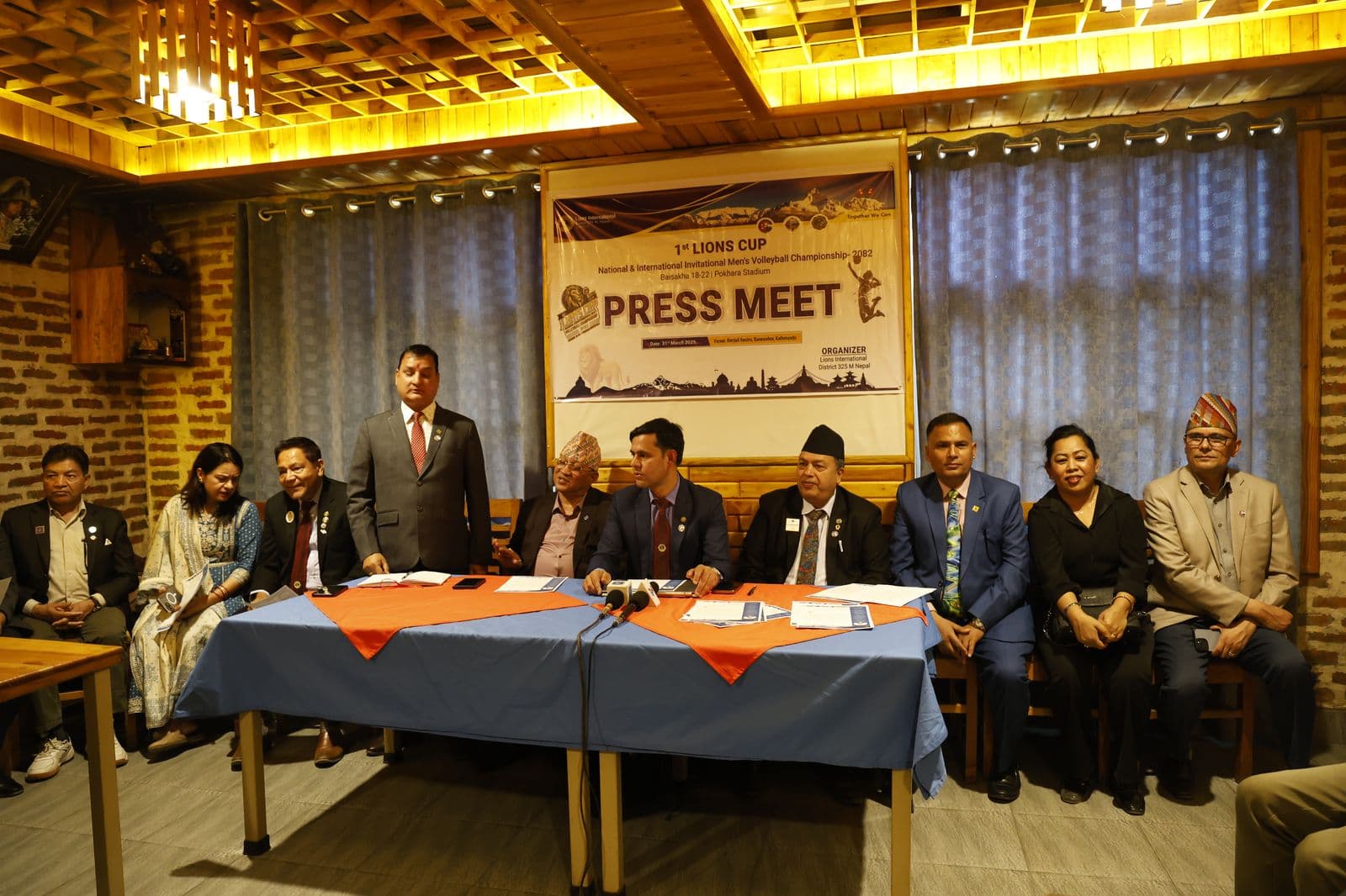 लायन्स कप भलिबल प्रतियोगिताको विजेताले चार लाख ४४ हजार पाउने