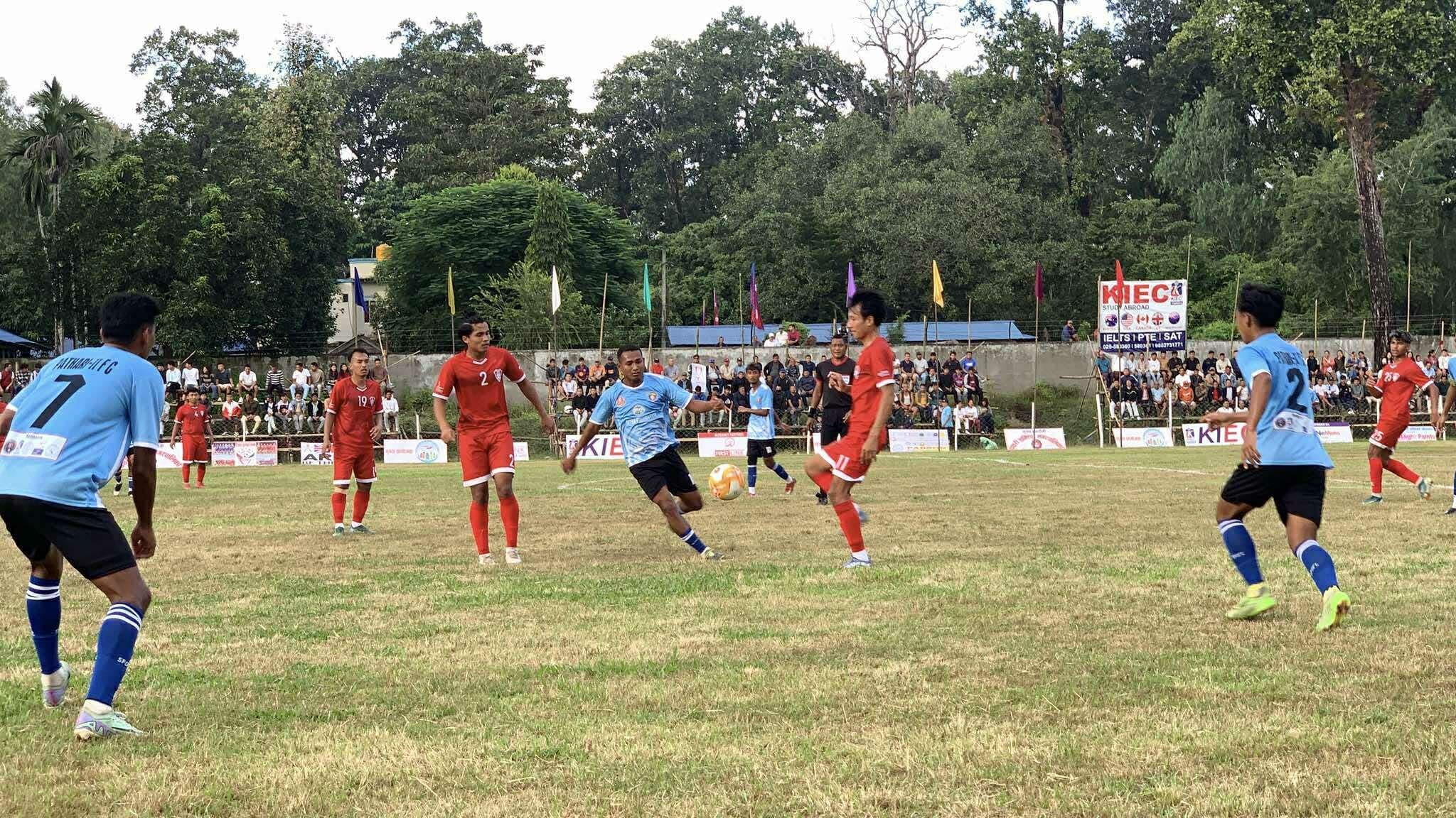 डिफेन्डिङ च्याम्पियनलाई हराउँदै पथरी ११ सेमिफाइनलमा