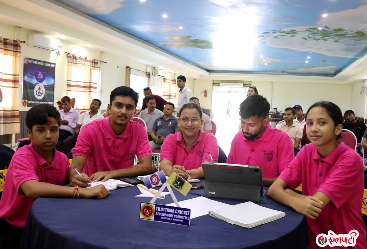तिलोत्तमा क्रिकेट लिगको उद्घाटन खेलमा बुटवल डायनामाइट र विश्व लायन टर्टल्स भिड्ने
