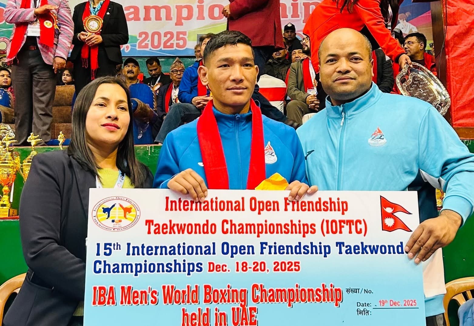 ऐतिहासिक कांस्य पदक विजेता चन्द्र नगदसहित सम्मानित