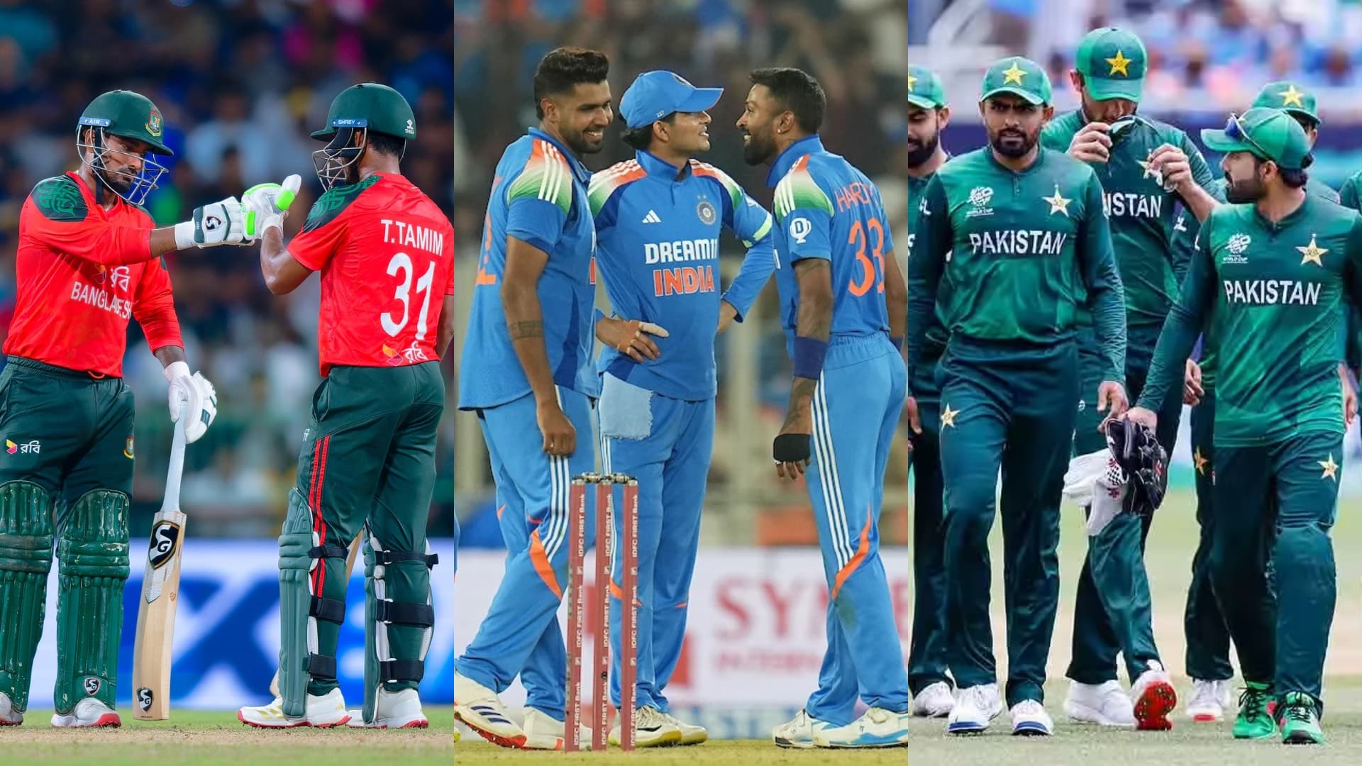 पाकिस्तान र बंगलादेशले आईसीसीलाई भने– भारतसँग त्रिदेशीय सिरिज खेलाउ