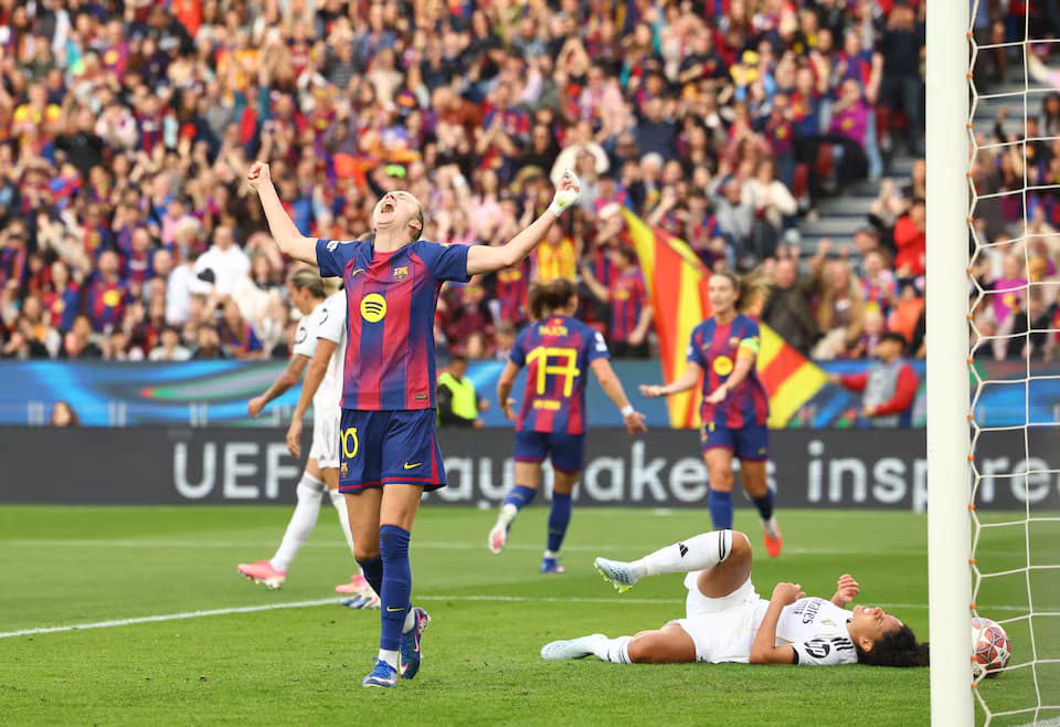 रियललाई हराउँदै बार्सिलोना च्याम्पियन्स लिगको क्वार्टरफाइनलमा