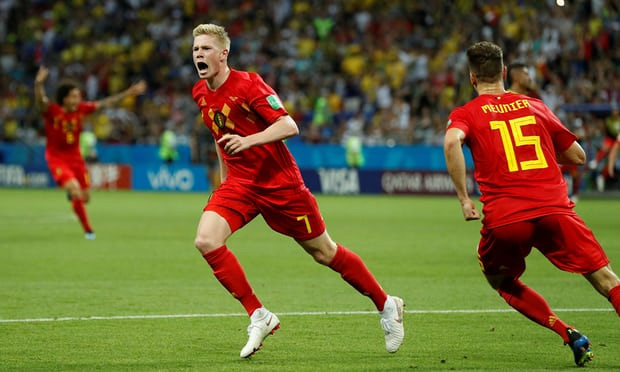 बेल्जियम विश्वकपको सेमिफाइनलमा, ब्राजिल २ - १ ले स्तब्ध