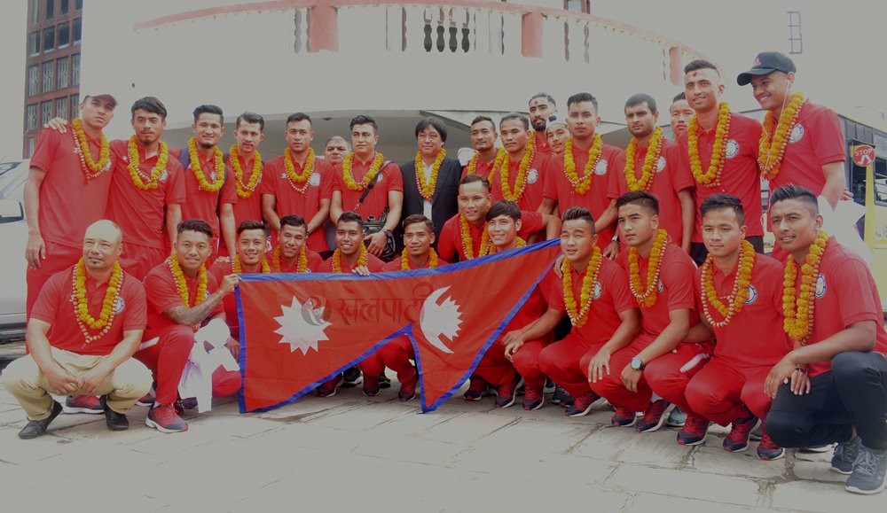 नेपाली राष्ट्रिय फुटबल टोली थाइल्याण्ड प्रस्थान