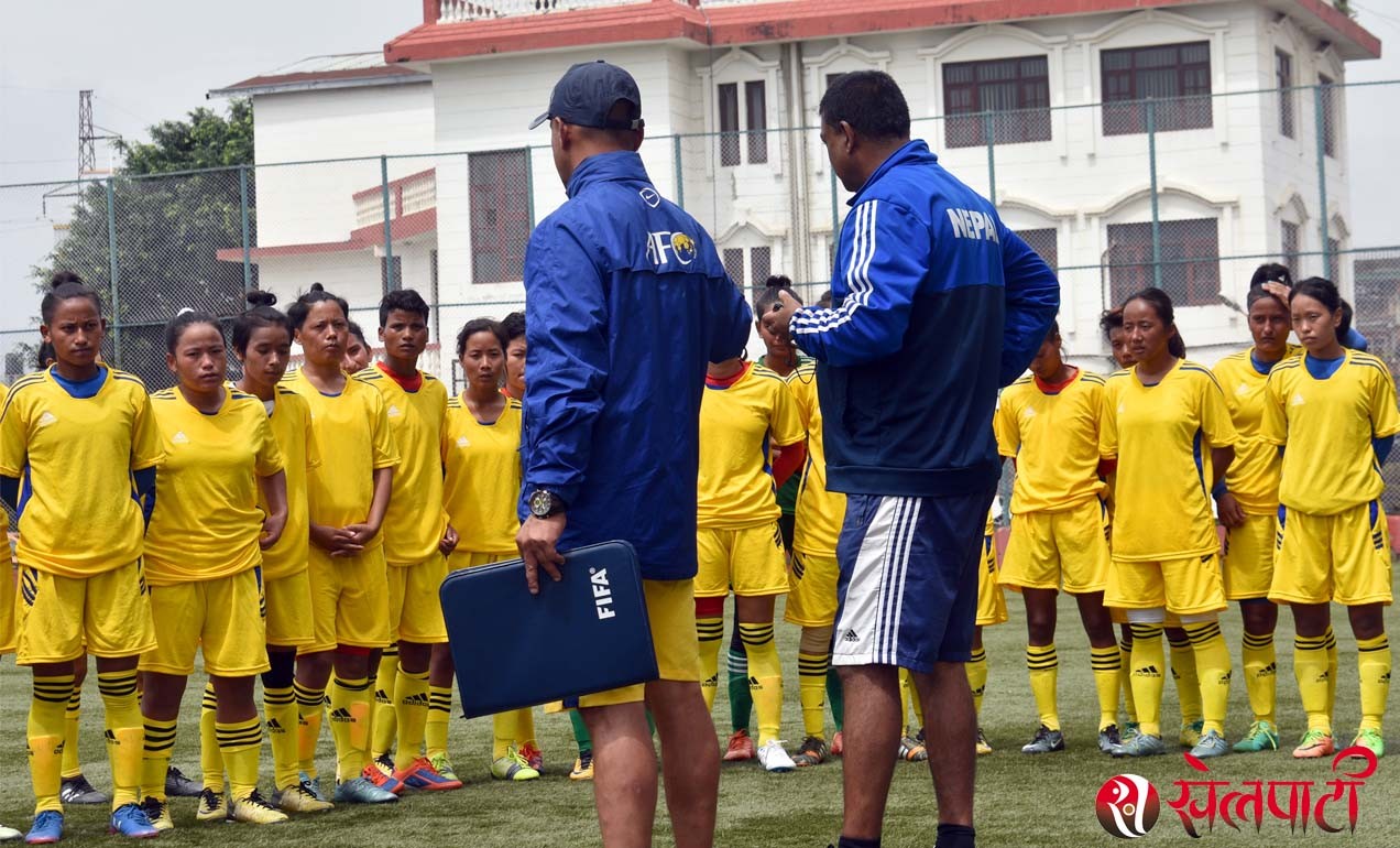 राष्ट्रिय महिला टिमको प्रशिक्षण सुरु, विभागीय खेलाडीको बर्चस्व