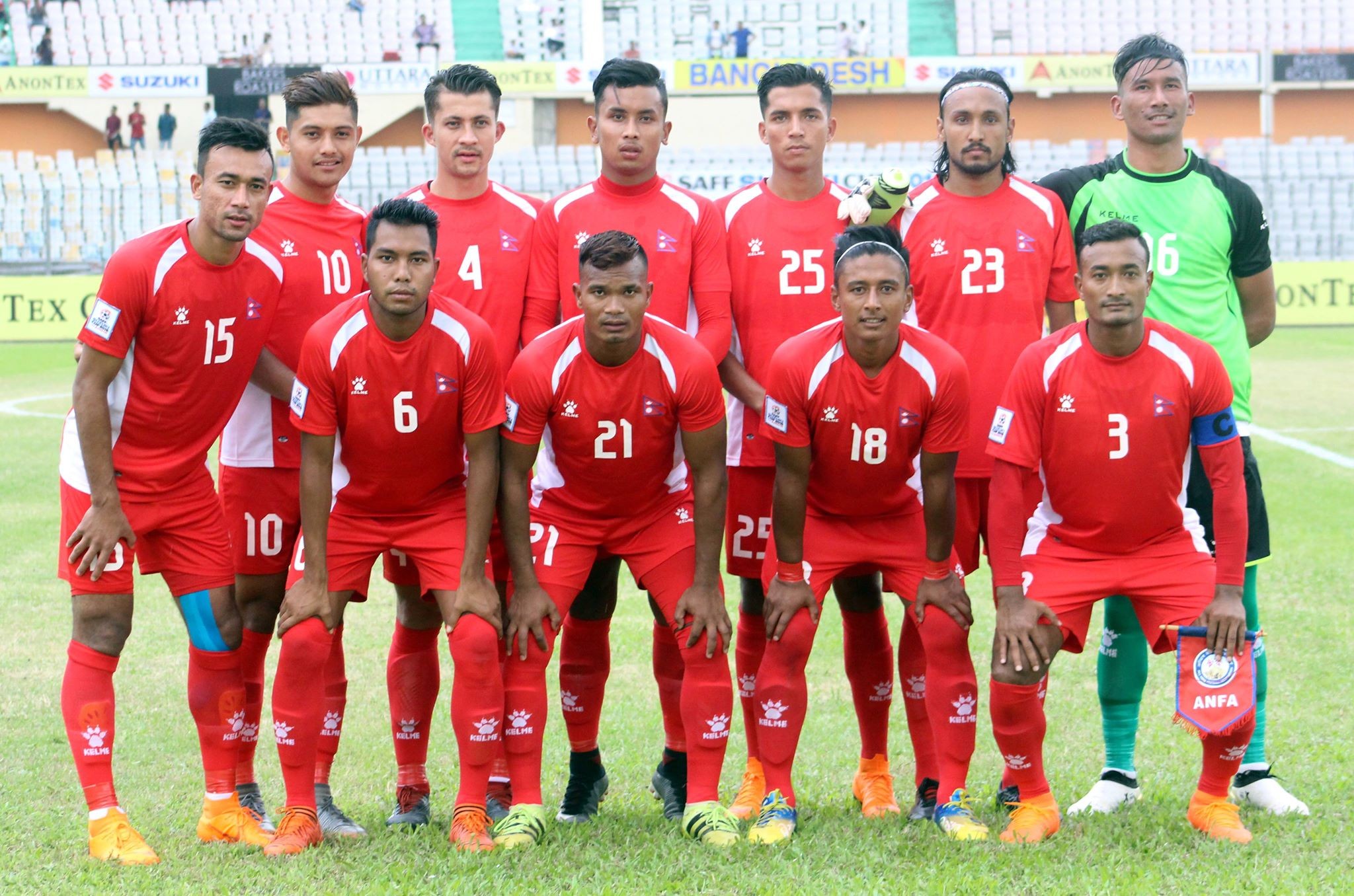 साफ फुटबल : पहिलाे हाफमा नेपाल १-० ले पछाडी