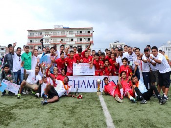 ललित स्मृति यू - १८ फुटबल च्याम्पियनसिपको फाइनल (तस्बिरसहित )