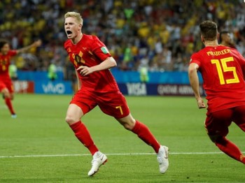 बेल्जियम विश्वकपको सेमिफाइनलमा, ब्राजिल २ - १ ले स्तब्ध