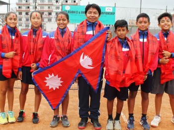 आईटीएफ एसियन यु–१२ टिम च्याम्पियनसिपमा ६ नेपाली खेलाडी