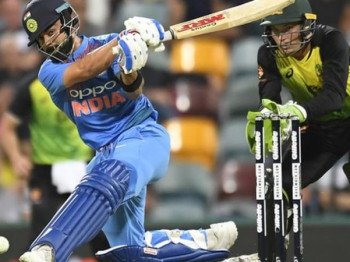 भारतविरुद्वकाे टी-२० मा अष्ट्रेलिया ३ विकेटले विजयी