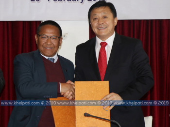 नेपाली फुटबल विकासमा चीन र एन्फाबीच सम्झौता