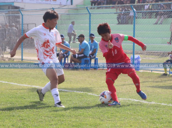 निरु थापाको गोल, नेपाल ३–० ले अघि