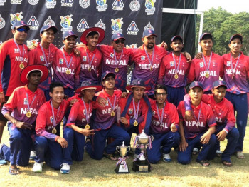 उपाधिसहित क्रिकेट टोली आज नेपाल आउँदै