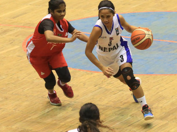महिला बास्केटबल : नेपाल पहिलो पटक फाइनलमा