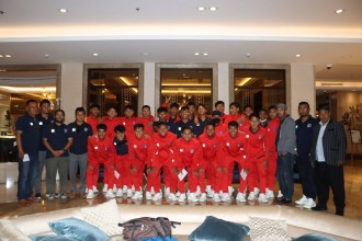 बहराइन पुग्यो नेपाली यू-२० फुटबल टोली