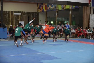 नवौं राष्ट्रिय : कबड्डीको पुरुषमा आर्मी र लुम्बिनी फाइनलमा भिड्ने