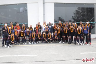 लाओसको फुटबल टोली नेपालमा