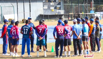 देशाईको नेतृत्वमा राष्ट्रिय क्रिकेट टिमको प्रशिक्षण सुरु   