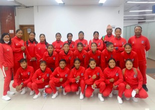 ढाका पुग्यो यू-१५ महिला फुटबल टिम