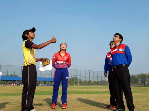 महिला टी -ट्वान्टी क्रिकेटमा नेपालको लगातार दोस्रो जित