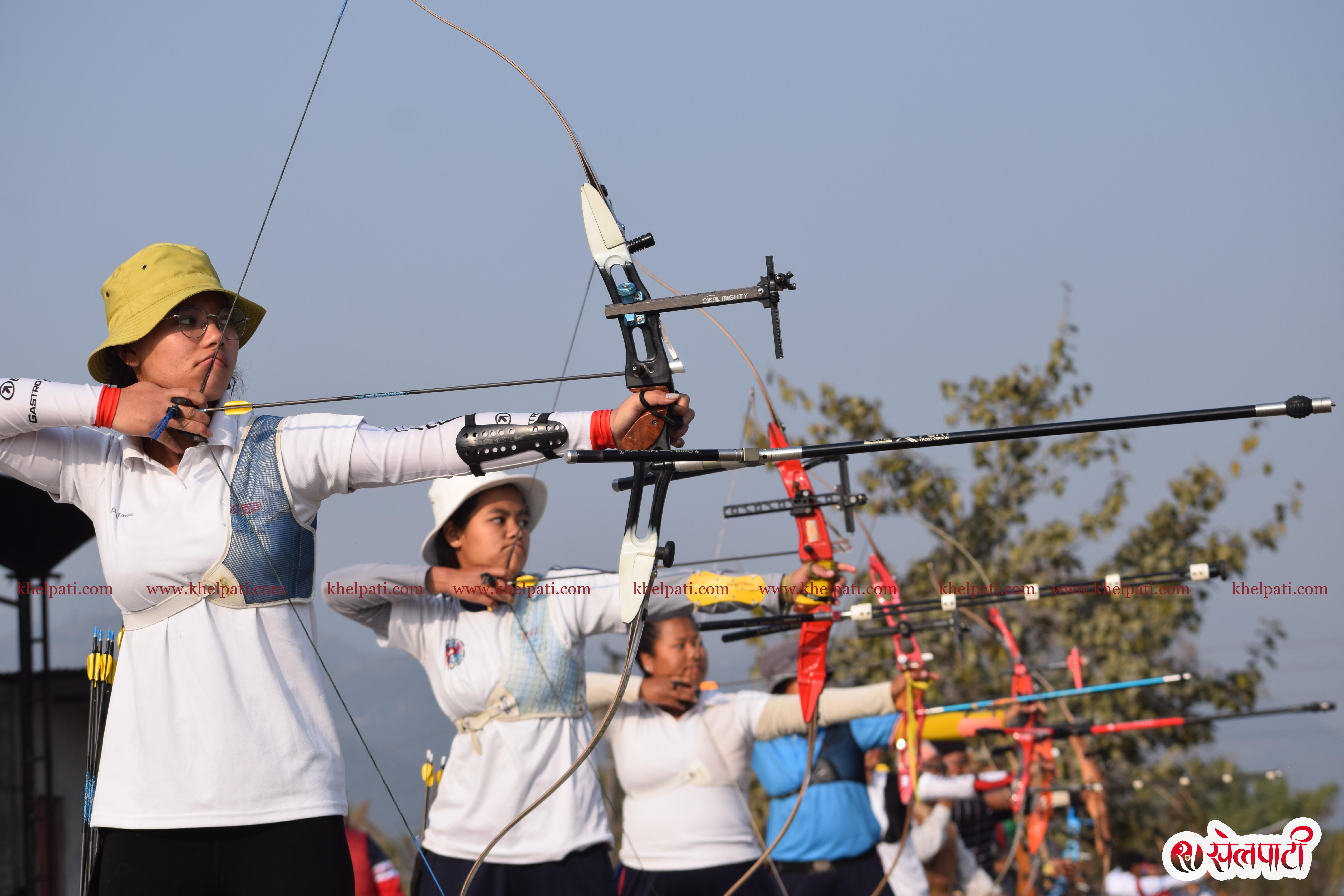 राष्ट्रिय आर्चरीको लागि गण्डकीको छनोट अर्को साता  